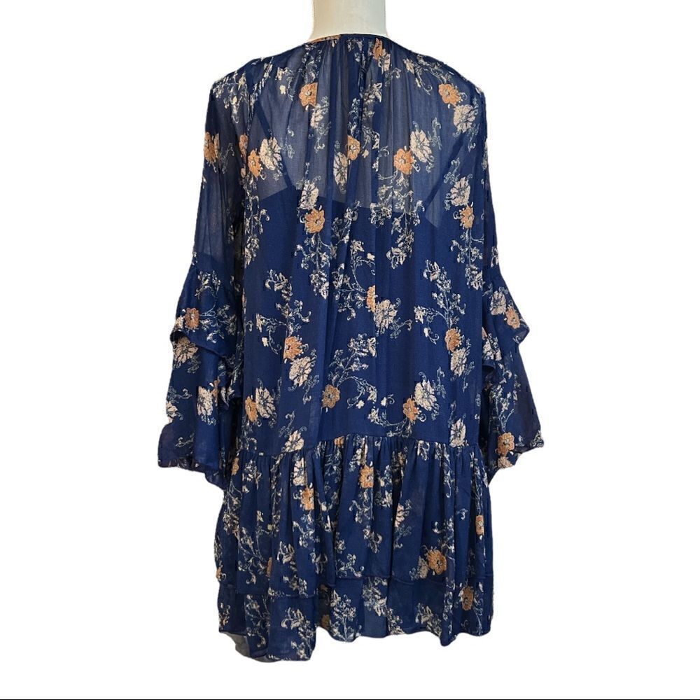 Free People Sunsetter Mini Floral Ruffle Dress - Picture 8 of 8
